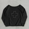 Y2K National Flag Print Unisex Long Sleeve Streetwear Top