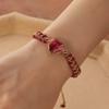 Colorful Stone Bohemian Braided Bracelets Retro Heart Bead Bangle Beads Weave Bracelets Gifts