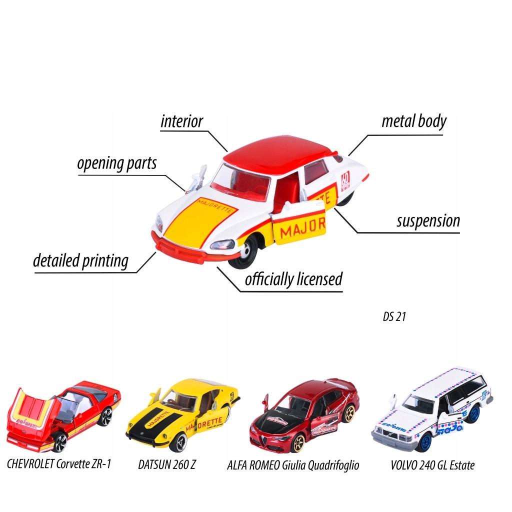 MAJORETTE 60. VÝROČÍ 5BALENÍ VOZIDEL 4718