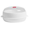 Microwave Safe Double Layer Steaming Basket Food Grade Plastic Steamer Tray For Home Cooking
