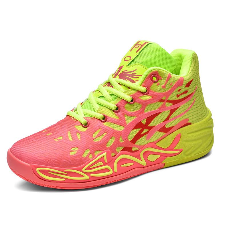 Amazon Xiyin mandarin duck basketball shoes men's and women's combat boots high-top student adult sports shoes cement floor sneakers
