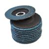 20 Pcs 4-1/2"×7/8" 40 Grit Premium Zirconia Flap Disc Sanding Grinding Flap Disc