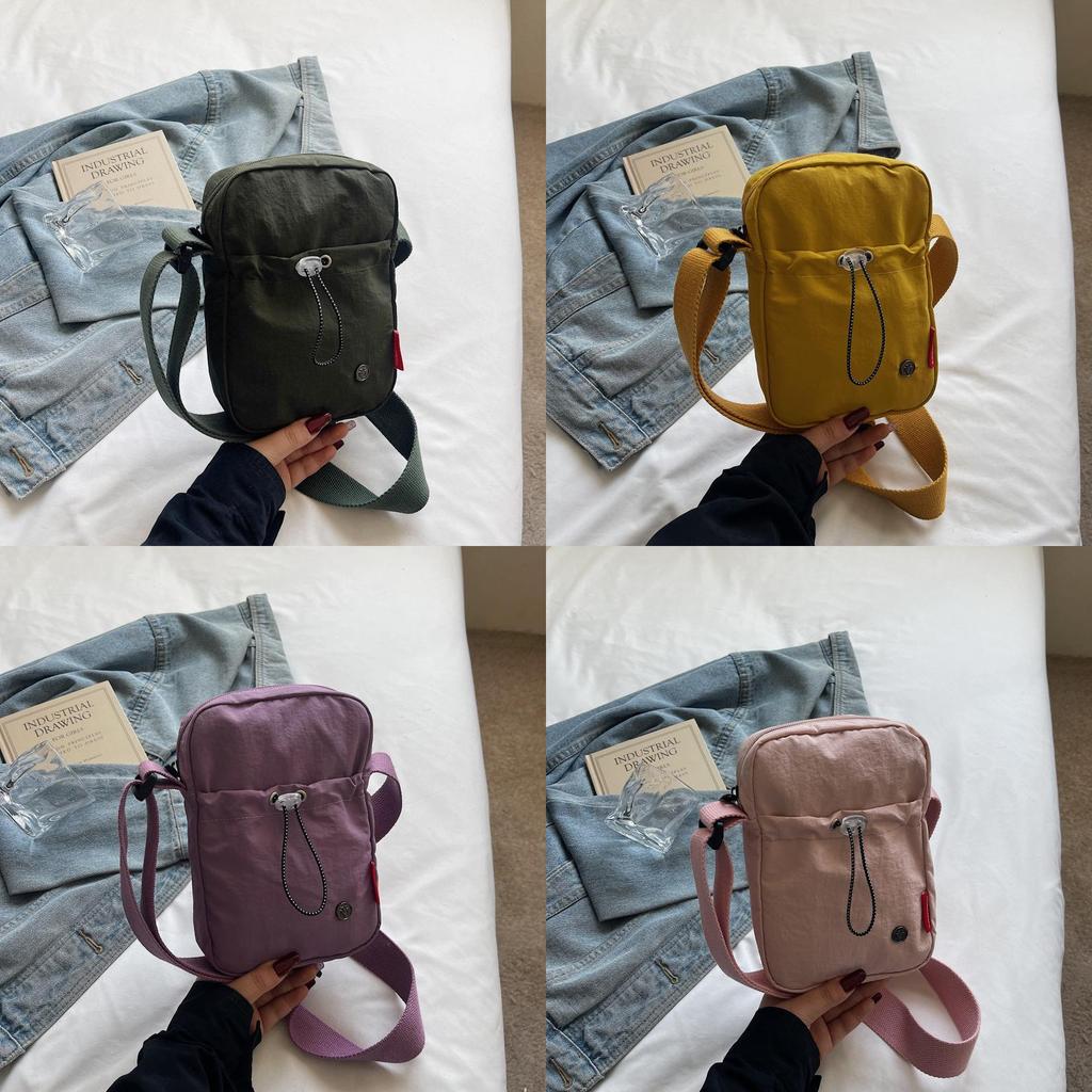 Mini Crossbody Bag For Women With Nylon Material And Zipper Closure For Daily Use