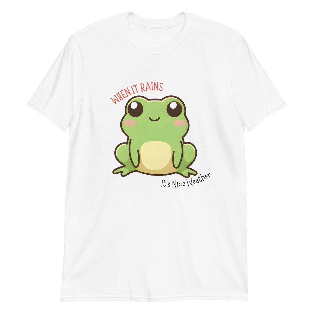 

The Optimistic Frog Who Loves the Rain T-Shirt S