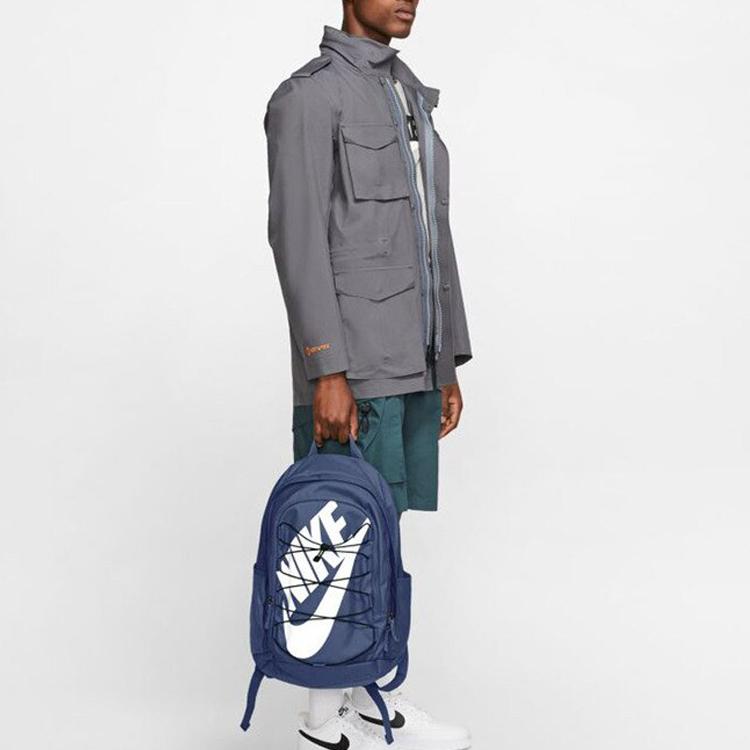 Nike Hayward Polyester Backpack Regular Unisex Blue Casual BA5883-469