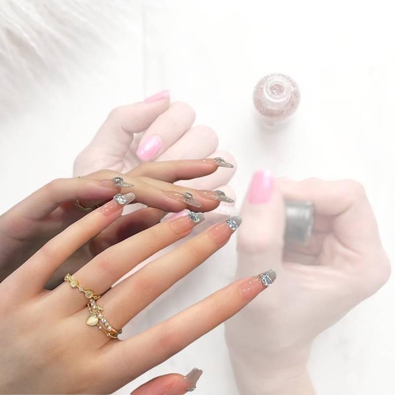 Xs S M L Sizes Available In Cat Eye Flashy Minimalist Pure Desire Starry Sky Nail Sticker