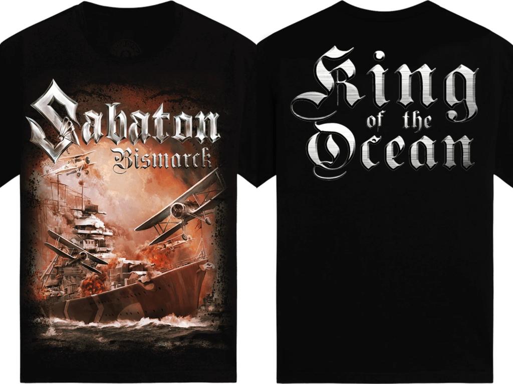 Nowe Gorące Oficjalne Koszulki Graficzne Sabaton Damskie Męskie Oversize Y2k T-shirt Zespół Heavy Metal Krótki Rękaw Damskie Męskie Wysokiej Jakości Koszulki