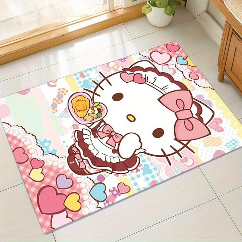 

1 шт. Коврик с принтом сердца Hello Kitty - Милый домашний декор| Офисный ковер | Наружный ковер | Идеи для подарков z111 60cm by 90cm