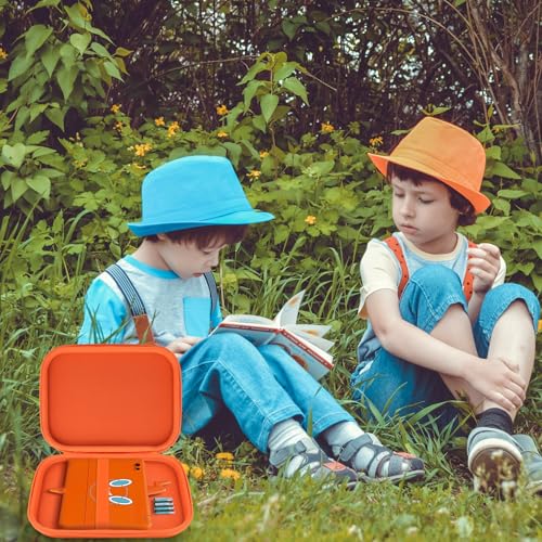 (Case Only) TAKARA TOMY Smartphone Rotom Pad Compatible Storage Case, Orange - co2CREA