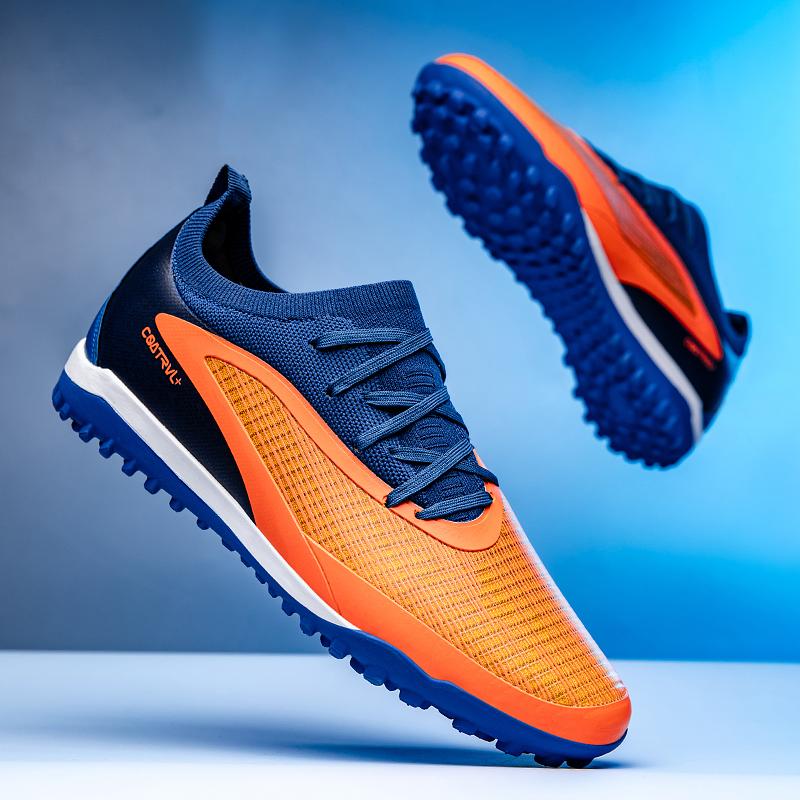 New Men Soccer Shoes Breathable Non Slip Outdoor Sport Football Boots Cleats Adult Long Spikes Training Boys Match Comfortable