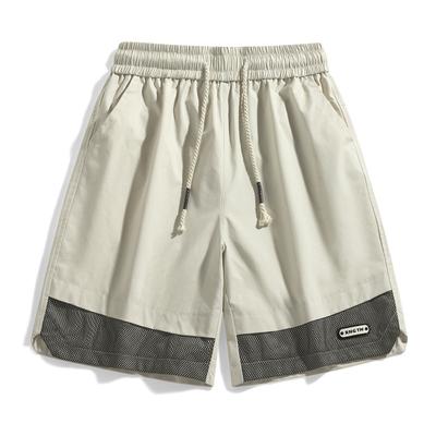 Pantaloncini da lavoro estivi da uomo, sottili, traspiranti, impermeabili, vestibilità ampia, pantaloni a cinque quarti, pantaloni casual