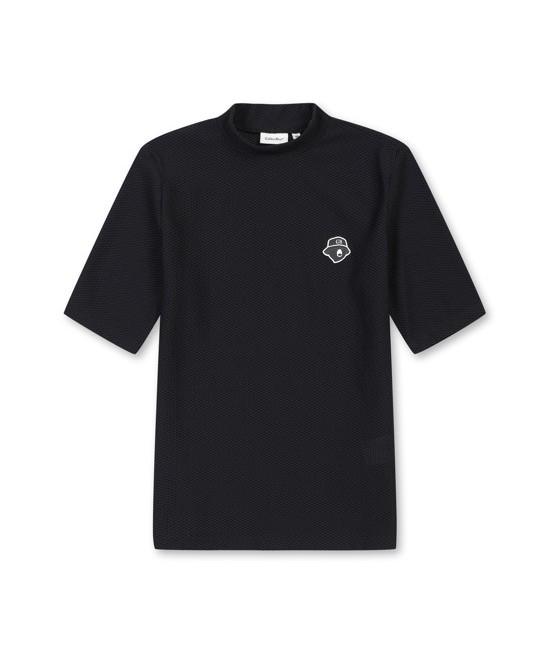 Goldeunbeeo (W) Mock-Neck Mesh Ls T-Shirt G5Tam26251Bkx