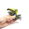 3D Printing Open-Billed Parrot Toy Creative Fun Wings Fully Joints Movable Toy Model Simulation Bird Desktop Ornaments Gift
