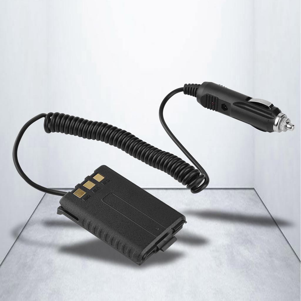 Adaptér nabíječky do auta pro Baofeng UV‑5r UV5RA+ UV5RB pro TYT TH‑F8 TH‑UVF9 vysílačku