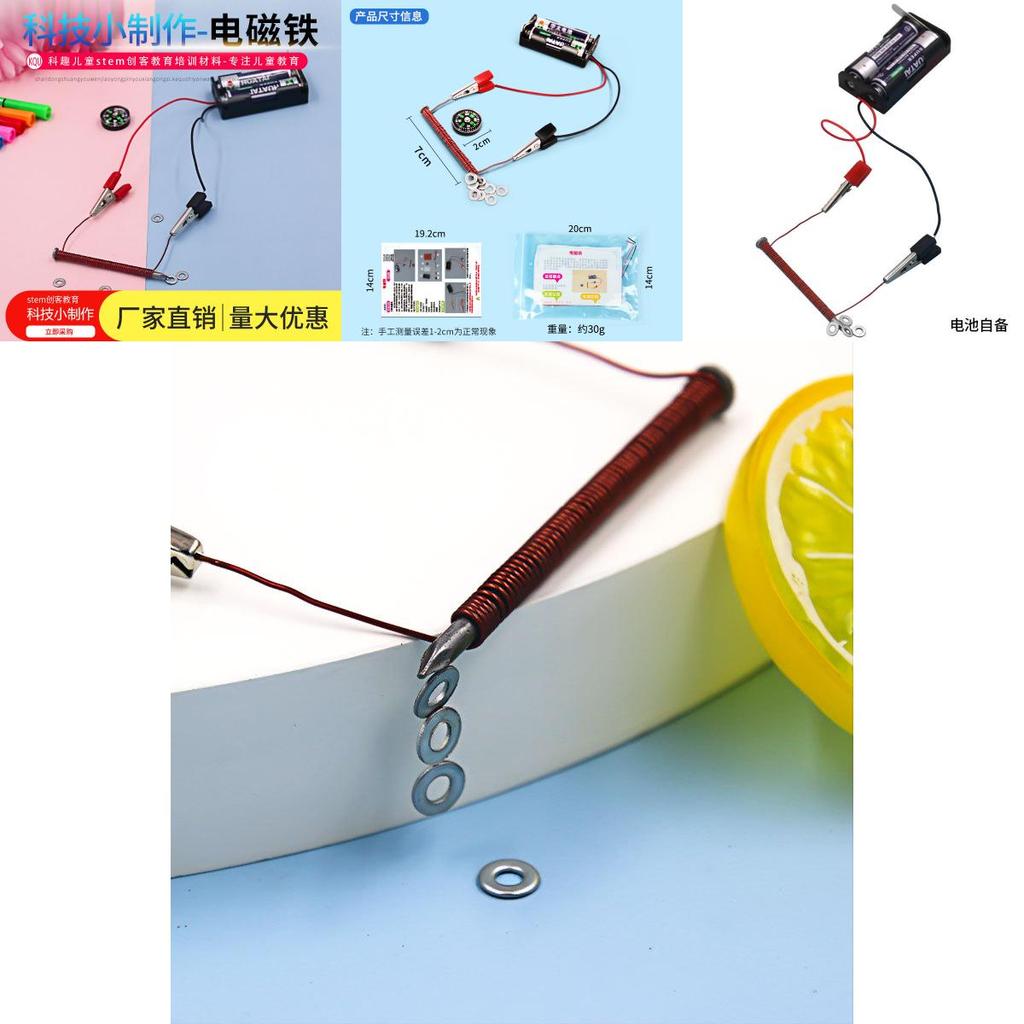 Science Experiment Electromagnet Diy Kit With Educational Materials For Student Handson Learning