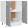 vidaXL Unterschrank Lyon Betongrau 60x46x81,5 cm Holzwerkstoff