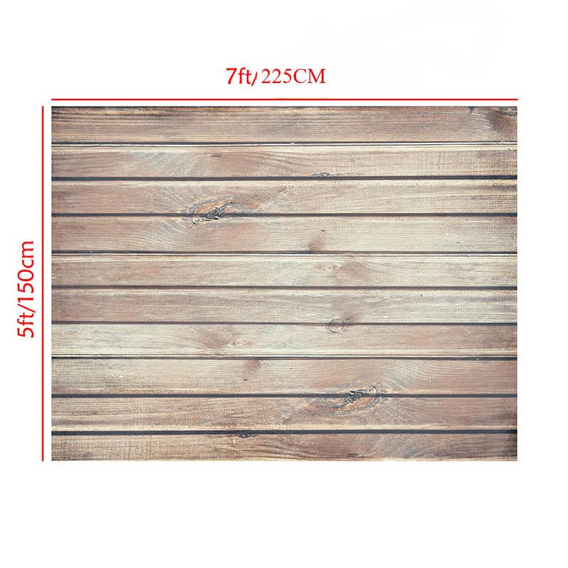 225x150cm Rustic Wood Plank Photography Background Vinyl Studio Photo Backdrop for Newborn Portrait Wedding Party Cake Smash Food Product Shoot