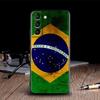 Brazil Flag Silicone Case For Samsung S23 Ultra S24 5G S21 S20 FE Back Cover Galaxy S22 s23 S24 S10 Plus Case Brazilian Football