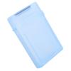 2.5in Hard Disk Storage Box ABS Material HDd SSD Dustproof and AntiStatic Protection Case(Blue ) (Not Inclube Hard Disk)