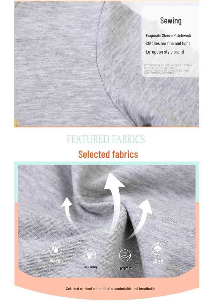 JumpingMeters Trendy Boys' Long Sleeve Knit Hoodie - European & American Children's Autumn Wear