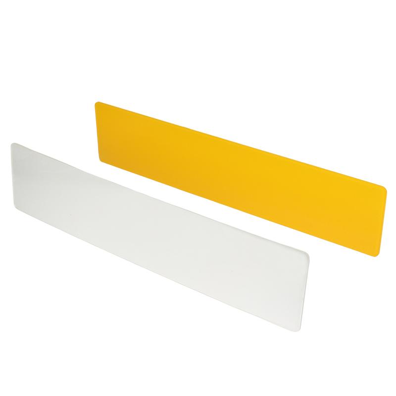 2pcs Auto Number Plate Arcylic With Reflective an & UK Blank Front Rear Standard Car License Plates Exterior Accessories
