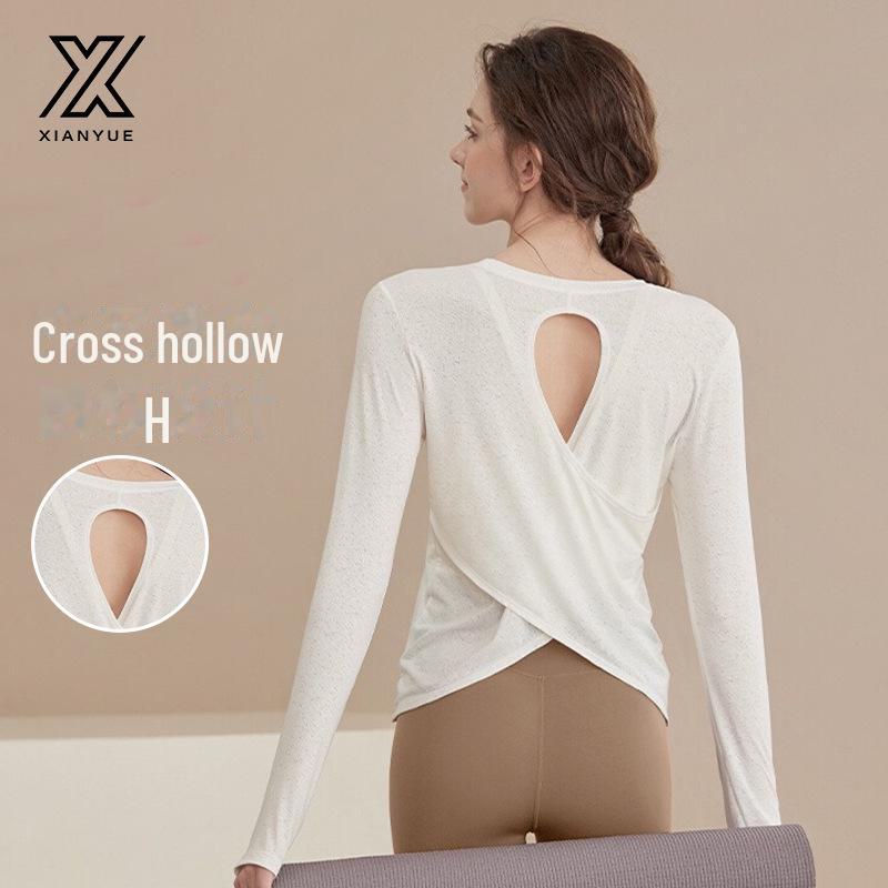 

Women s 2025 Yoga & Pilates Long-Sleeve Slim-Fit Sports Top Extra Large
