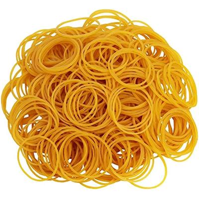 100/200pcs Yellow Strong Adjustable Elastic Rubber Ring, Student Office Supplies, Stationery, Rubber Band, Cow Band