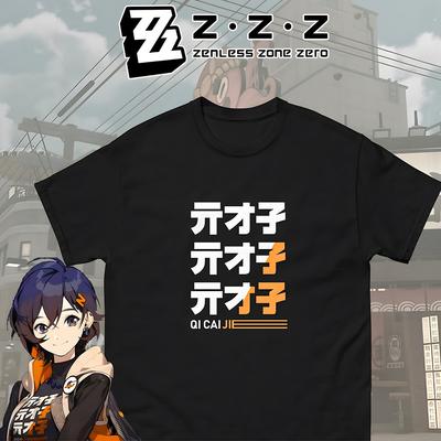 Zenless Zone Zero Koszulki Unisex Minimalistyczne Bangboo Streetwear Y2k Gamer Graffiti Koszulka Unisex Bawełniana Wysokiej Jakości Koszulki
