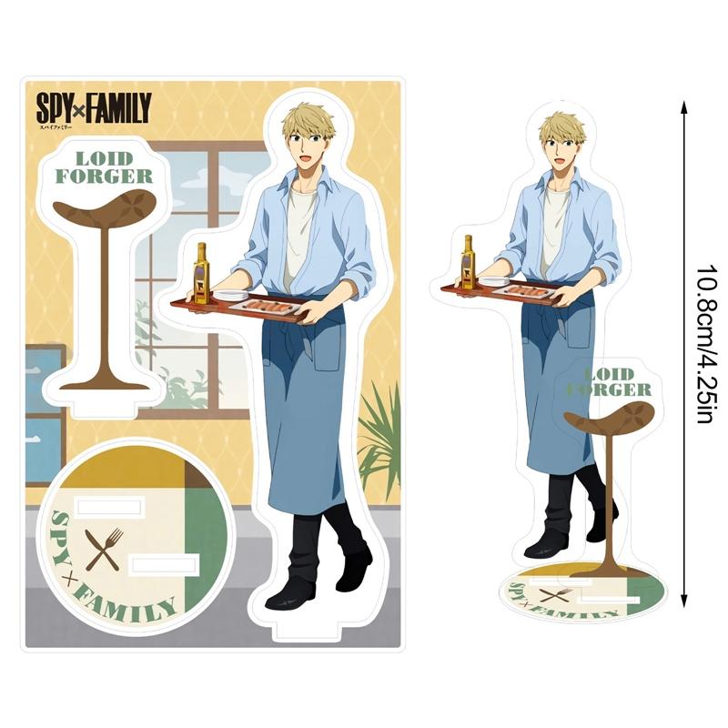 Anime SPY X FAMILY Yor Briar Loid Anya Forger Acrylic Stand Model Plate Action Figure Doll Cosplay Toy For