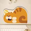 Cute Cat Shaped Bathroom Floor Mat Anti Slip Super Fast Drying Shower Room Bathroom Home Decoration