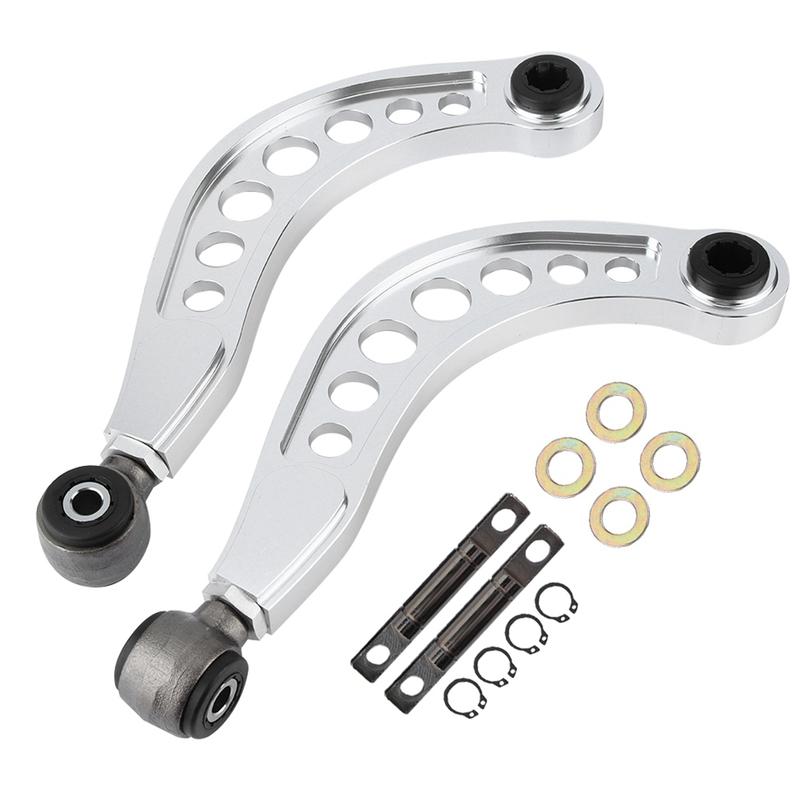 Aluminium Alloy Car Adjustable Rear Upper Camber Control Arms Kit Automobile Accessories Replacement for Civic FD2 06‑11