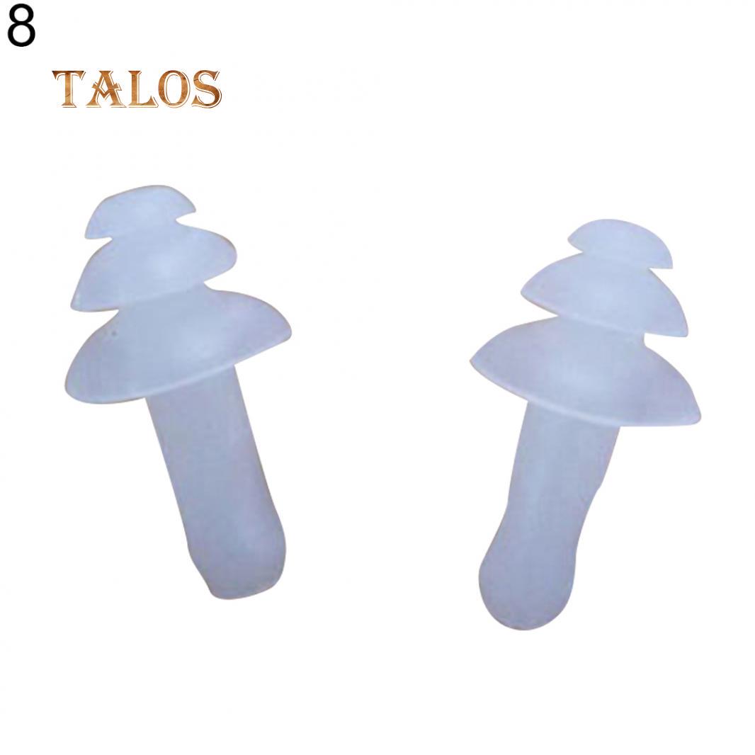 

1 пара силиконовых беруш, удобные противошумные беруши для исследования храпа, удобные беруши для сна белый