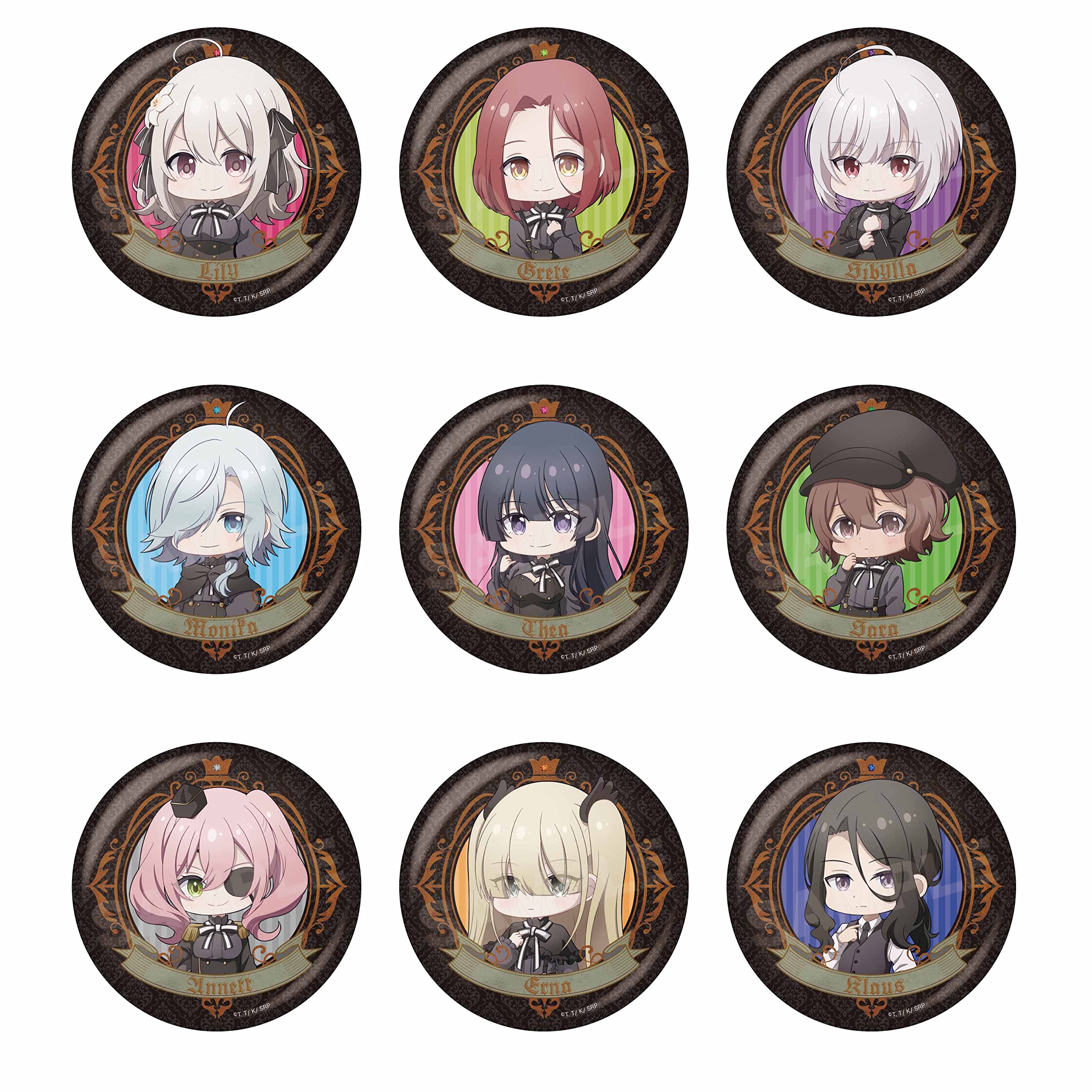 

Spy Classroom Metallic Can Badge 01 1 Box of 9 Vol.