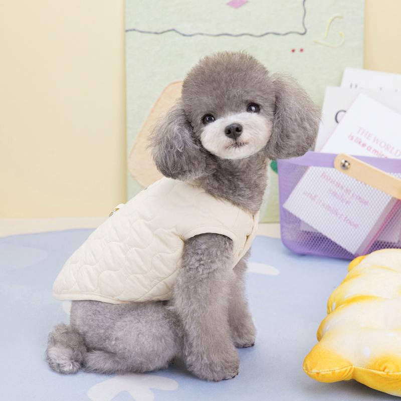 Colete de inverno para cachorro de estimação, jaqueta para cães pequenos e médios, gatos, roupas quentes de algodão, filhotes, yorkshire, chihuahua, casaco, buldogue maltês, vestuário
