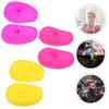 3 Pairs Silicone Ear Protectors for Hair Dye, Soft Reusable Salon Ear Covers for Hair Coloring