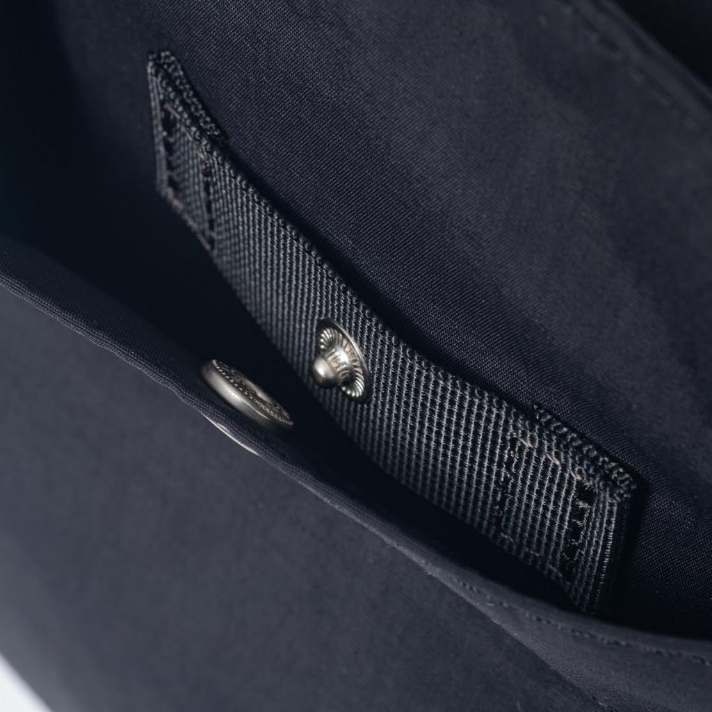 Howell Shoulder Bag Nylon Double Pocket Design Lightweight MHLH5FS1 Black [Margaret Idea] [Koopman] Women's