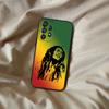 Bob Marley Rasta Lion Samsung  Black Phone Case Soft Cover  For A20,A21s,A22,A31,A32,A52,A53,A72,73,A80