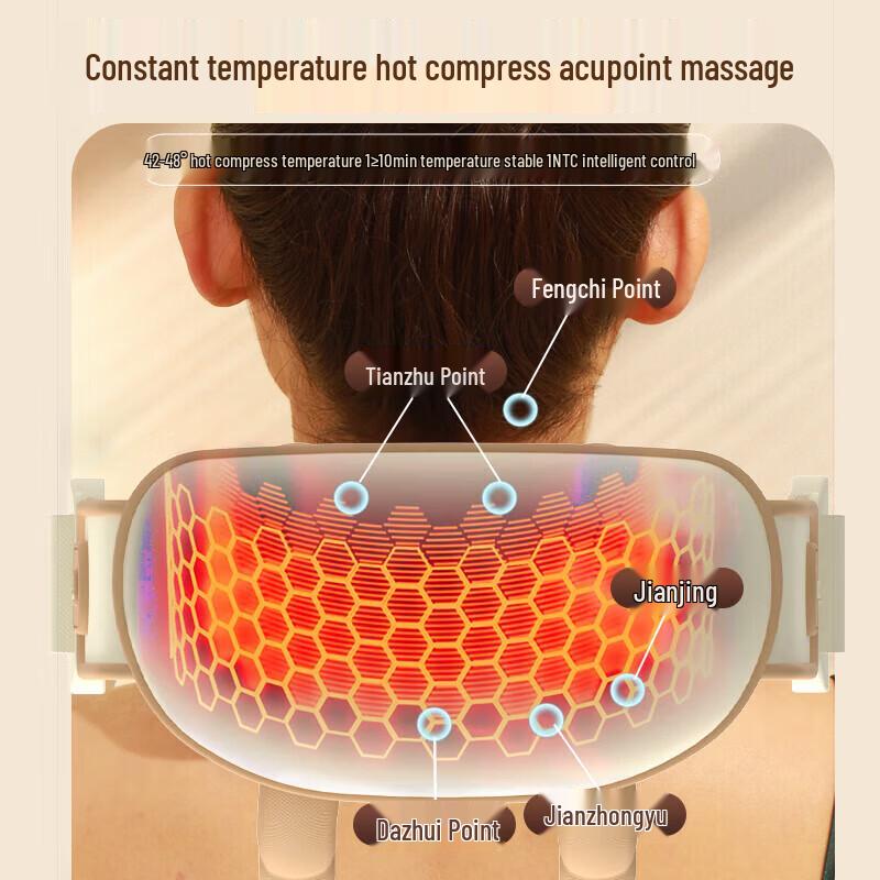 HEZHENG Human-like Kneading Neck & Shoulder Massager HZ-S1 CN plug (adapter included)