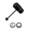 1pc Vibrating Tongue Barbell Ring Stainless Steel Body Piercing Jewelry