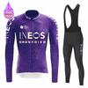 Conjunto de Maillot de Ciclismo de Manga Larga de Forro Polar de Invierno Equipo Granadero Ropa para Bicicleta de Montaña Ropa Ciclismo Traje de Bicicleta de Carreras