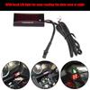 Keenso Universal Car Motorcycle Digital Equipment Temperature Gauge Temperature Meter Red LED Light (Black)