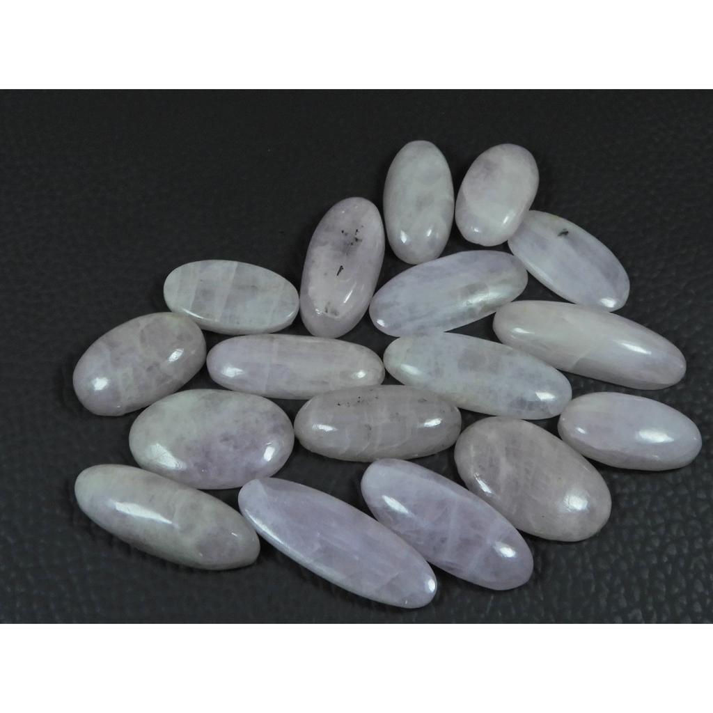 224Cts. Natural Pink Kunzite Oval Cabochon Loose Gemstone 17 Pcs Lot C-3837