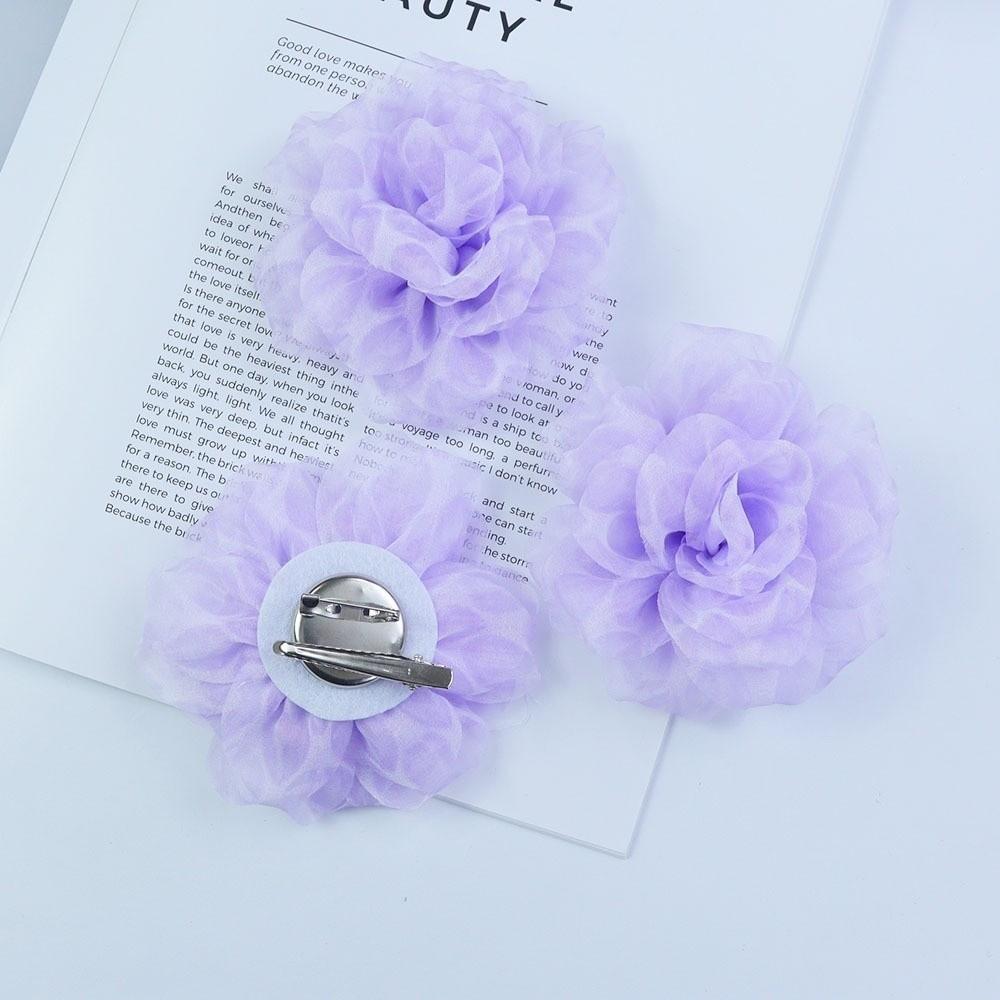 Handmade Flower Brooch Pin Fabric Suit Sweater Badge New Women Corsage  Clothing Accessories