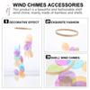 Shell Wind Chime Ornament Delicate Outdoor Decor Bamboo Ring Seashell Hanging Bell Garden Terrace Courtyard Accessories Durable