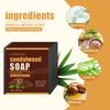 1Pc 100g Sandalwood Soap Unique Fragrance Skin Hydration and Moisturizing for Men and Women To Clean Their Bodies