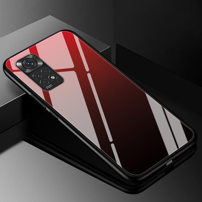 Gradient Tempered Glass Case For Xiaomi Redmi Note 11 Pro Plus 11pro+ 12 11E 10 8 9 Pro 11s 9t 8T 10s 9s Protective Glass Cover