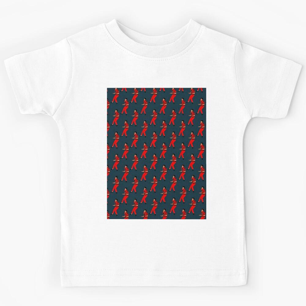 Michael Dancing Pattern Kids T-Shirt 100