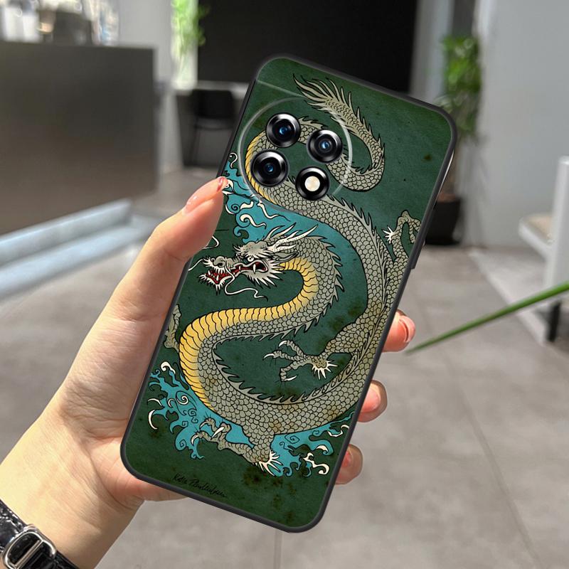 

Chinese Dragon Case For OnePlus Nord CE 5 2 3 4 Lite N20 N30 OnePlus 15 13 12 R 11 10 9 Pro 8T 10T 10R Cover OnePlus Nord N20