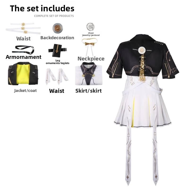 Wuthering Waves The Resonator Wanderer Cosplay Costume For Women With Polyester Fabric For Anime Role Play