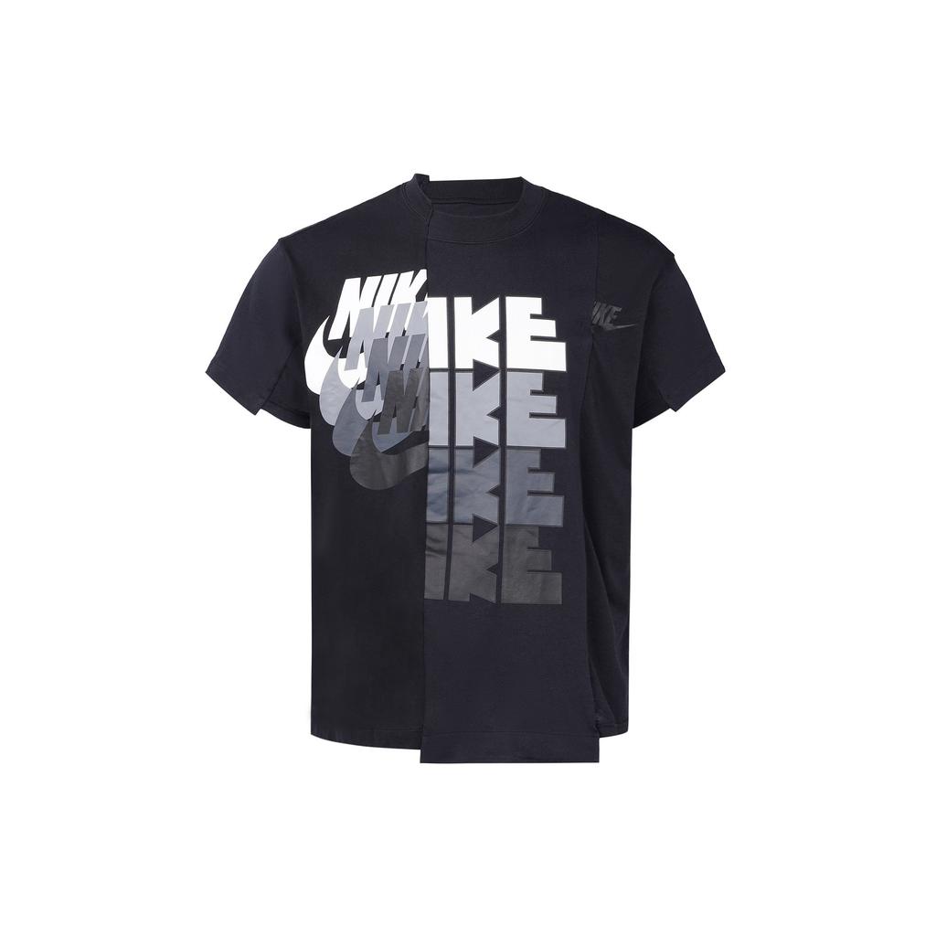 Nike X Sacai Hybrid T Shirt 'Black' CD6310-010